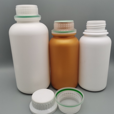 Янтарная емкость бутылки 100ml пестицида Hdpe цвета