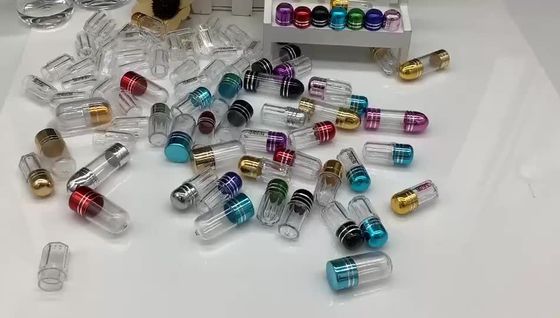 Цилиндрические 13mm мини капсулы таблетки бутылок таблетки 2ml пустые пластиковые