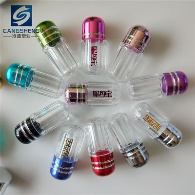 Цилиндрические 13mm мини капсулы таблетки бутылок таблетки 2ml пустые пластиковые