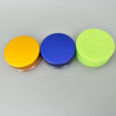 Крышки завинчивых пробок ISO9001 бутылки PE пластиковые Childproof 38mm пластиковые