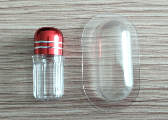 контейнера таблетки 2ml 14mm бутылка PS одиночного пластиковая с крышкой металла