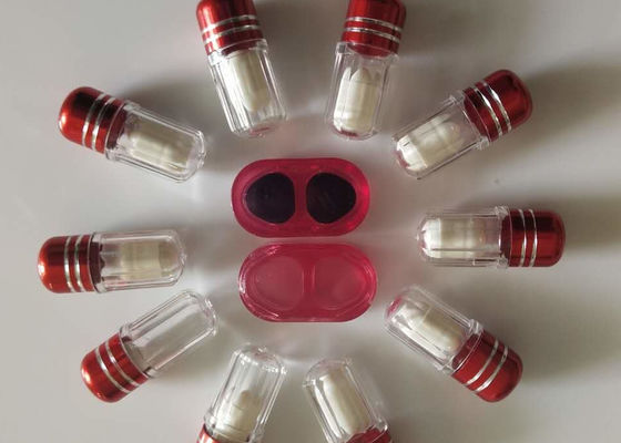 Капсулы шестиугольной одиночной ясности 2ml контейнера 13mm таблетки пустые