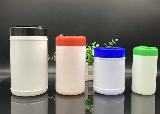 HDPE влажный обтирает ведра цилиндр ISO9001 влажный обтирает упаковывая бутылки